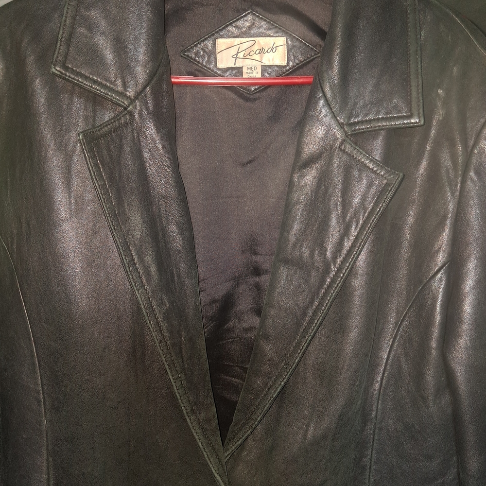 Ricardo Black Leather Jacket